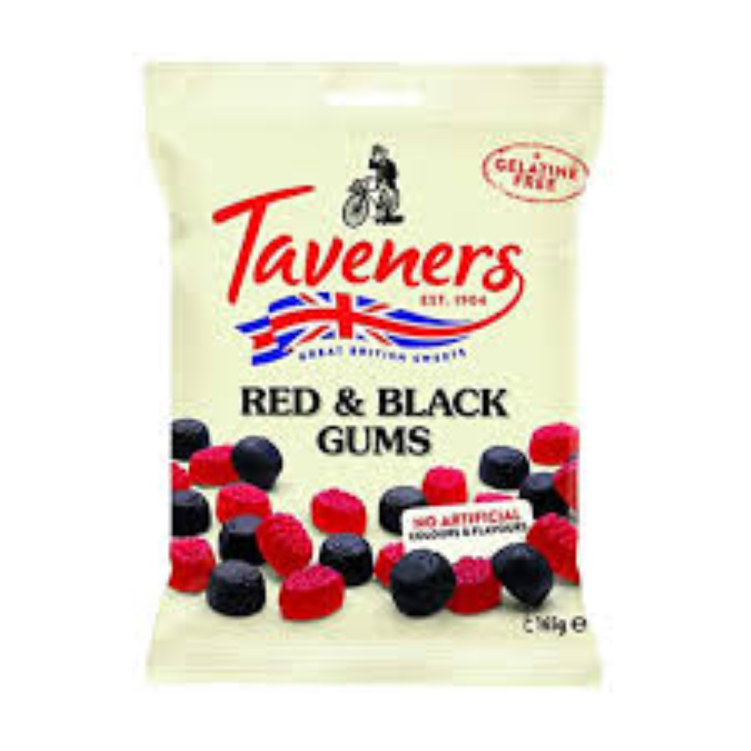 TAVENERS RED N BLACK GUM 165G